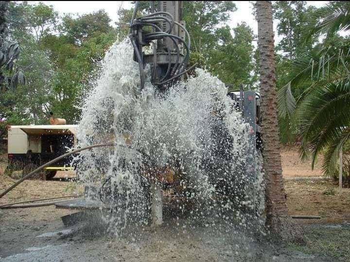 casing of a borehole