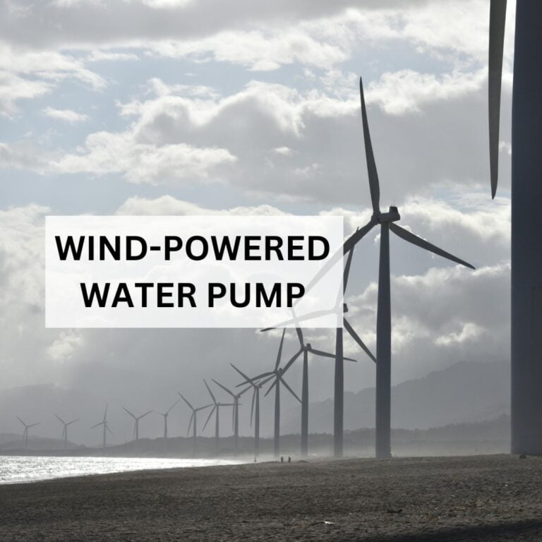 wind powered water pump