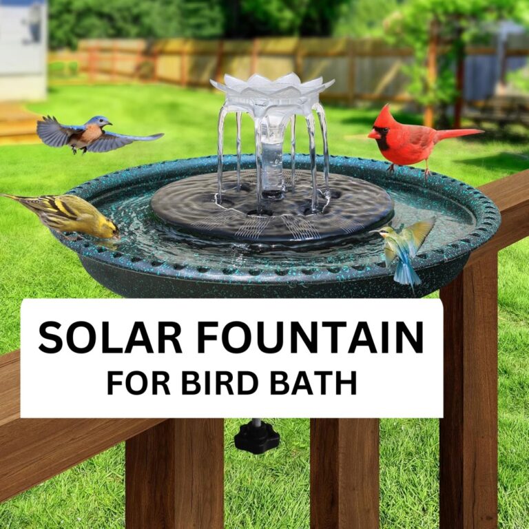 SOLAR FOUNTAIN FOR BIRD BATH