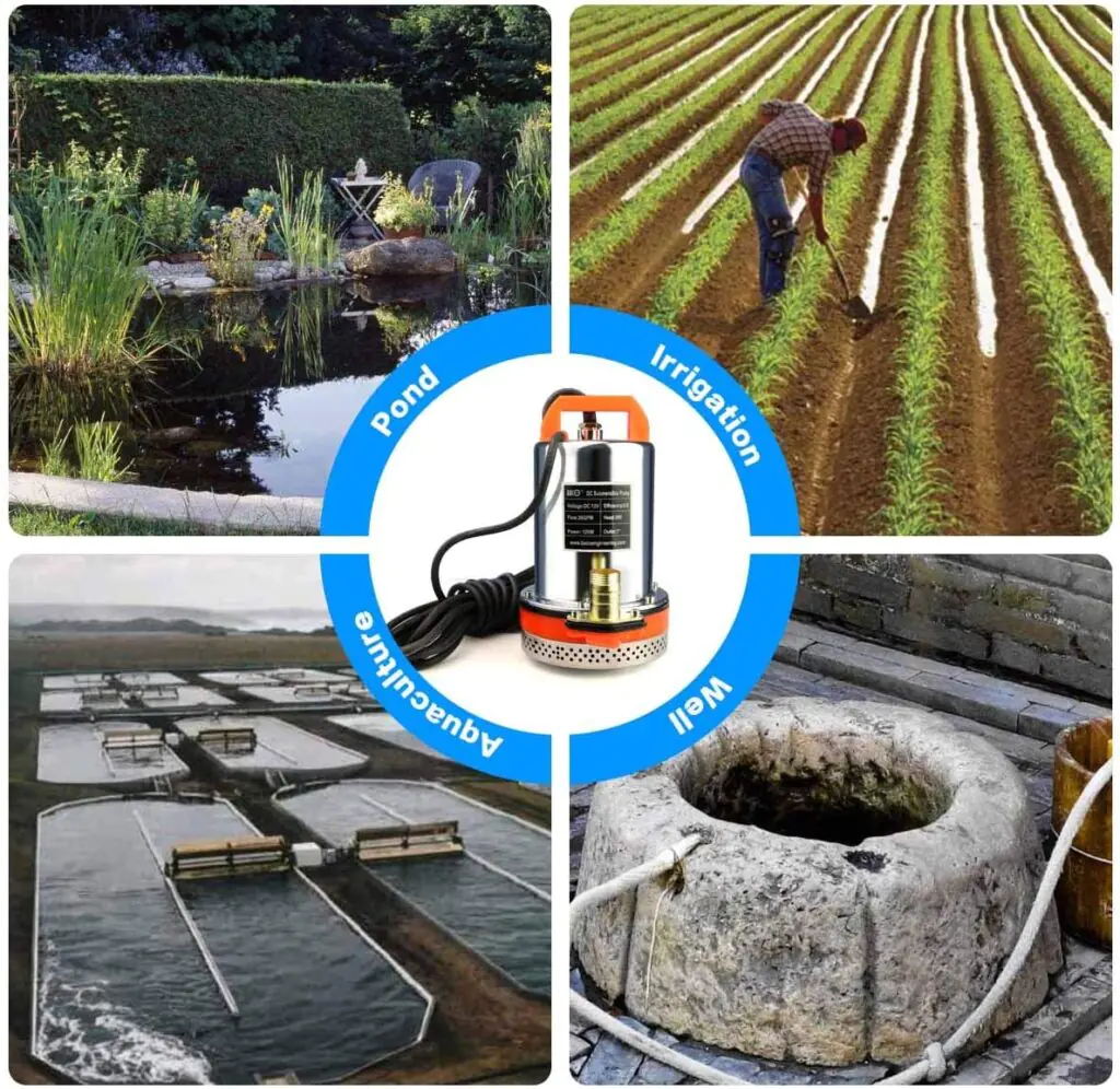 solar submersible water pump