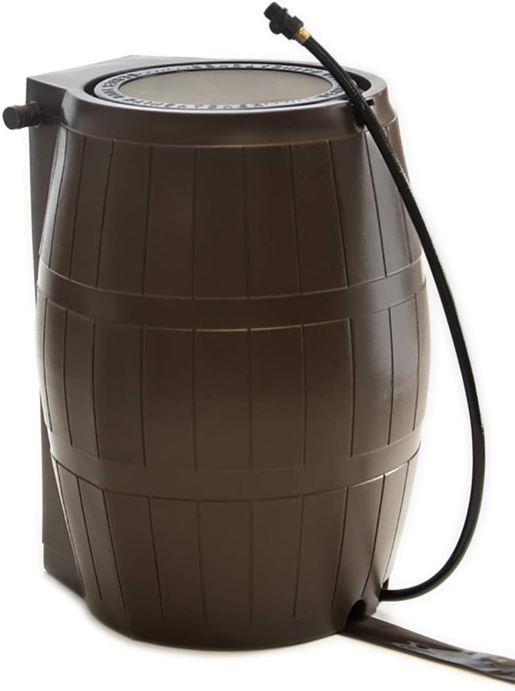 FCMP Outdoor RC4000-BRN Catcher Rain Barrel