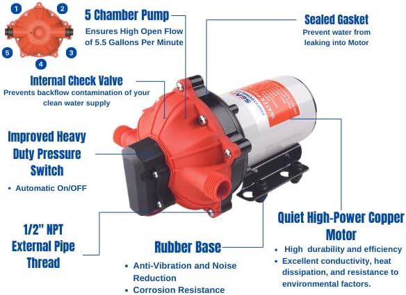 seaflo 55-series diaphragm pump