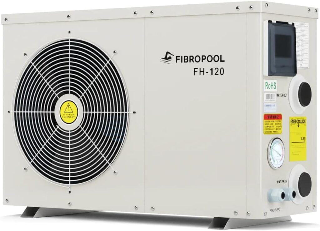 fibropool heat pump for pools