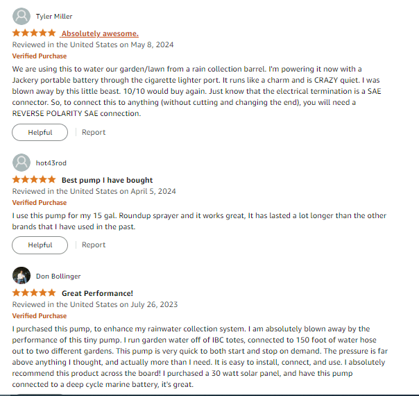 customer reviews