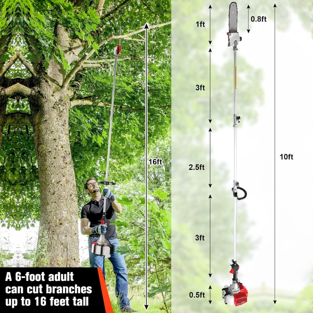 gas powered pole saws