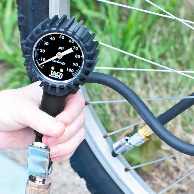 adding pressure on bike