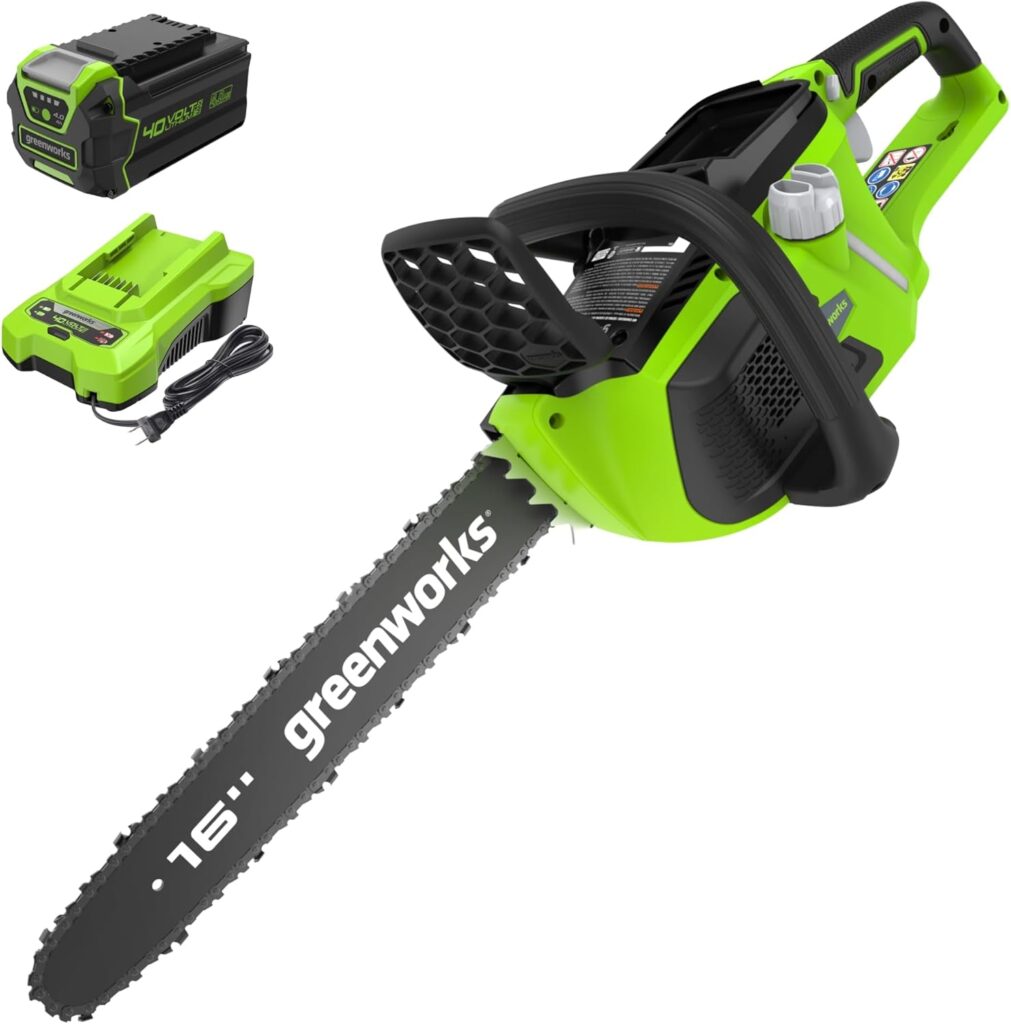 Greenworks 40V 16 Inch Cordless Chainsaw