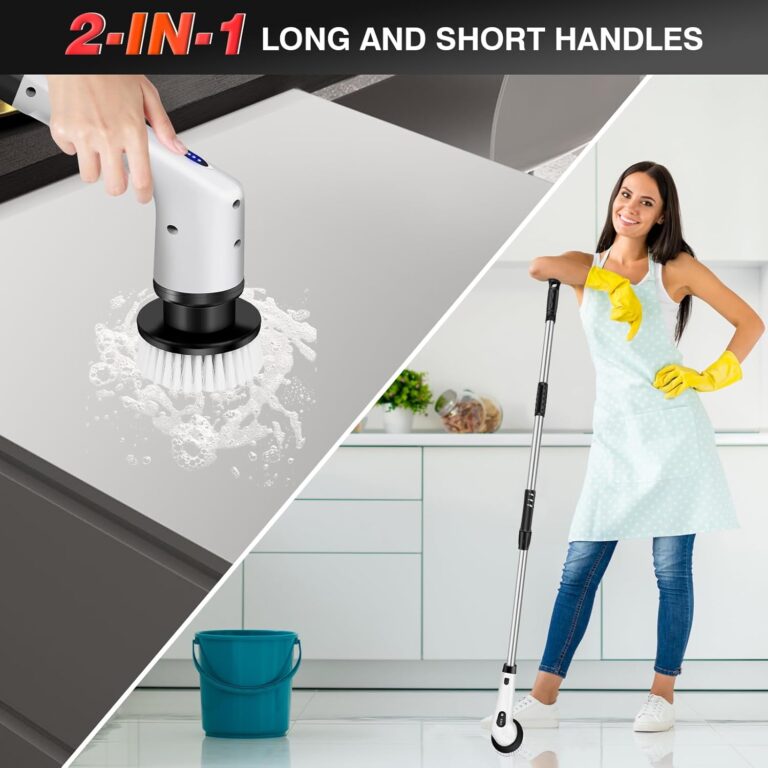Top Electric Spin Scrubber Brushes for Bathroom and Kitchen Cleaning.